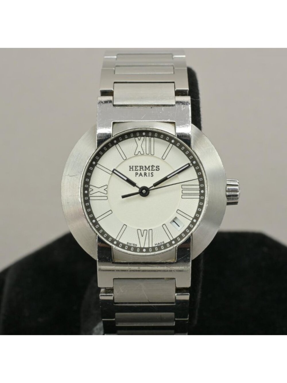 Hermes Nomade 210 Watch Automatic Silver